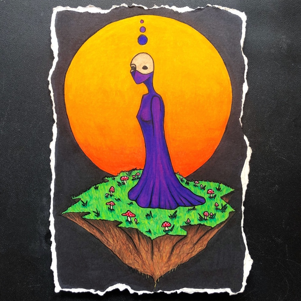 “Fairy Circle Isolation” Moon Spirit Art Print